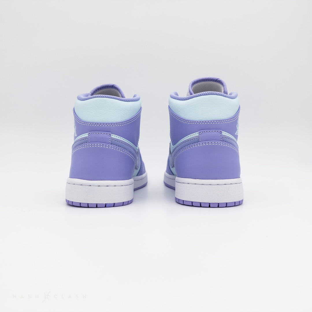 Jordan 1 Mid Purple Aqua - HashClash